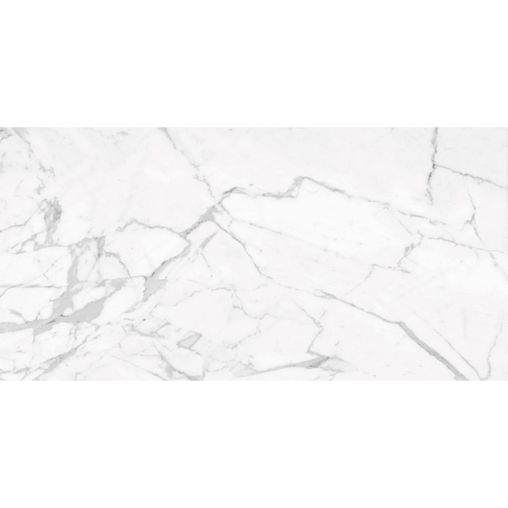 Керамогранит Марбл Тренд Каррара (Marble Trend Carrara) K-1000/LR/600х1200х11 белый лаппатированный Kerranova