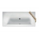 Встраиваемая акриловая ванна Riho Linares Velvet 190х90 белая матовая c тонким бортом (комплект)